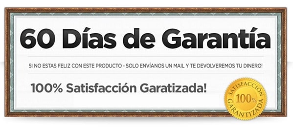 60 días de garantía de devolución de dinero